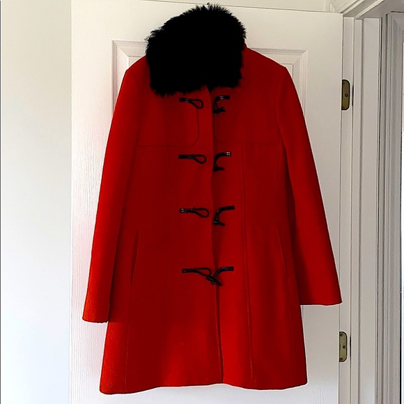 Banana Republic Jackets & Blazers - Banana Republic Red Wool Coat Sz M